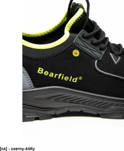 BBBO S1PS SR FO ESD - półbut wytrzymała tkanina poliestera mikrofibra higroskopijna wyściółka wkładka antygrzybiczna - czarny-turkusowy 44 10