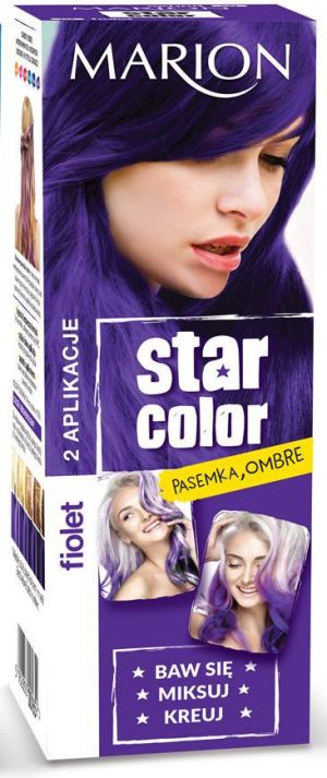 Marion Star Color Krem koloryzujący nr 165 Fiolet 2x35ml 1