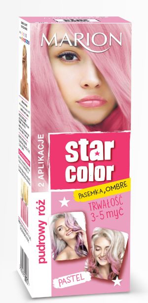 Marion Star Color Pastel Krem koloryzujący Pudrowy Róż 2x35ml 1