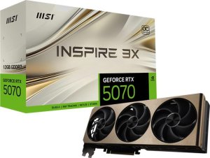 Karta graficzna MSI GeForce RTX 5070 Inspire 3X OC 12GB GDDR7 DLSS4 1