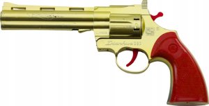 Rewolwer Na Kapiszony Pistolet Rekwizyt Dźwięk Strzału Złoty 2