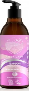 Hairy Land Wegańskie Winogrono Szampon delikatnie oczyszczający skórę głowy i włosy do włosów wysokoporowatych 400ml 1