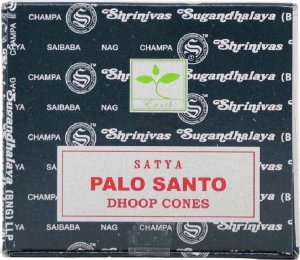 Satya Palo Santo Dhoop Cones Kadzidełka stożkowe 1