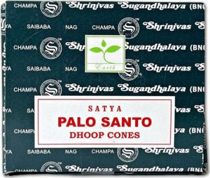 Satya Palo Santo Dhoop Cones Kadzidełka stożkowe 2