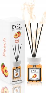 Eyfel Dyfuzor zapachowy z patyczkami Brzoskwinia 120ml 2