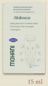 Mohani Mokosza Szampon balansujący saszetka 15ml 3