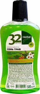 32 Pearls Herbal Płyn Do Płukania Jamy Ustnej Siedem Ziół, 500ml 1