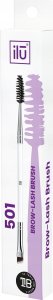 Ilu Pędzel do brwi i szczoteczka rzęs MU501 Brow-Lash Brush 4