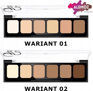 Golden Rose Correct&Conceal Concealer Korygująca i Tuszująca Paleta Korektorów 12g Medium To Dark (02) 3