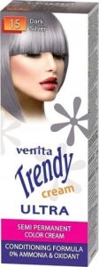 Venita Trendy Cream Ultra Krem do koloryzacji włosów 75ml Dark Silver (15) 1