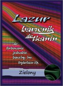 Lazur REKOL BARWNIK DO TKANIN ZIELONY 15g 2