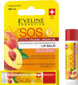Eveline SOS Pomadka ochronna Peach Sorbet 4