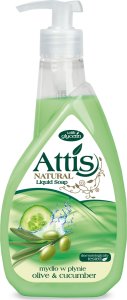 Attis Mydło W Płynie Oliwka I Ogórek 400ml 1