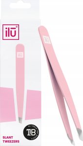 Ilu ILU MU Pęseta, Różowa TWEEZERS SLANT PINK 2