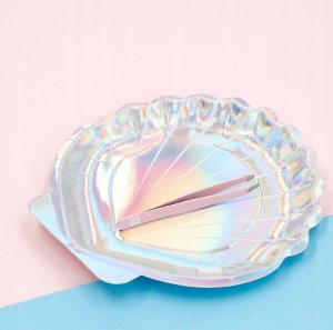 Ilu ILU MU Pęseta, Różowa TWEEZERS SLANT PINK 5