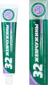 32 Pearls Ziołowa Pasta Do Zębów bez Fluoru Organiczna Lukrecja 100g 1