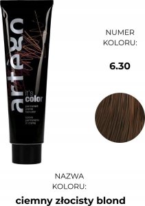 Artego Its Color Farba do włosów w kremie 150ml Ciemny złocisty blond (6.3 - 6G) 3