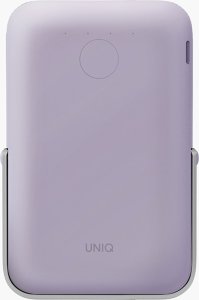 UNIQ Powerbank Hoveo 5000mAh USB-C 20WPD Fast charge Wireless Magnetic liliowy/lilac lavender 2