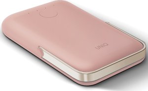 UNIQ Powerbank Hoveo 5000mAh USB-C 20WPD Fast charge Wireless Magnetic różowy/blush pink 5