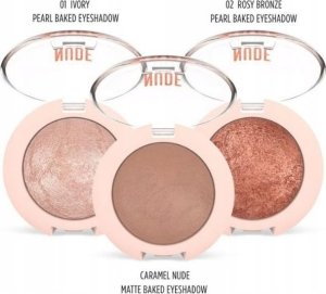Golden Rose Nude Look Wypiekany matowy cień do powiek 2g Carmel Nude (01) 2