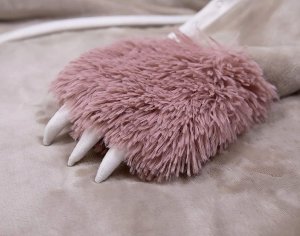 Springos Ciepła Bluza Kocobluza Xxl Koc Oversize Długa Futrzak Z Kapturem Leniwiec 5