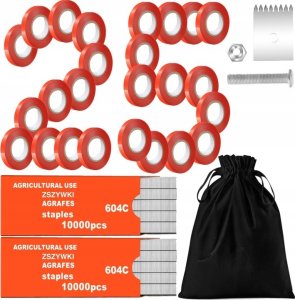 Tapener Zszywacz Ogrodniczy Szkółkarski Do Wiązania Roślin 25X Taśma Zszywki 2