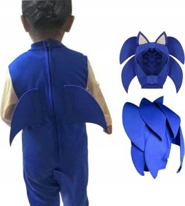 Strój Karnawałowy Kostium Jeżyk Sonic Przebranie Dla Chłopca Roz. L 134/146 11