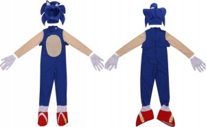 Strój Karnawałowy Kostium Jeżyk Sonic Przebranie Dla Chłopca Roz. L 134/146 13