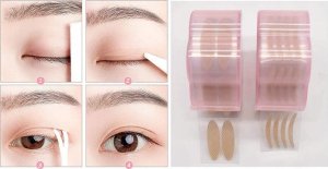 Plastry  Na  Opadające  Powieki  Tasiemki Korygujące  Niewidoczne  S/M/L 600Szt 2