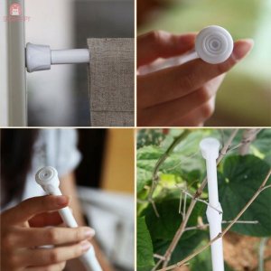 Drążek  Rozporowy Prysznicowy  Teleskopowy Karnisz  Regulowany  30-50Cm +Gratis 3