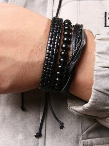 Zestaw Prezentowy Dla Mężczyzny Portfel Pasek Zegarek Bransoletka Długopis 8