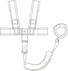 Smycz Szelki Opaska Zabezpieczająca Przed Ucieczką Dla Dziecka Nadgarstek 8