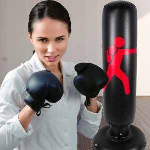 Worek Treningowy Zestaw Bokserski Dla Dzieci Stojący + Rękawice Pompka 8