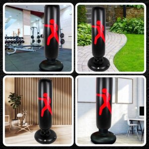 Worek Treningowy Zestaw Bokserski Dla Dzieci Stojący + Rękawice Pompka 9