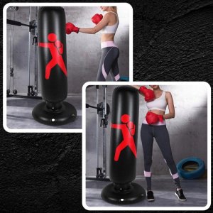 Worek Treningowy Zestaw Bokserski Dla Dzieci Stojący + Rękawice Pompka 12