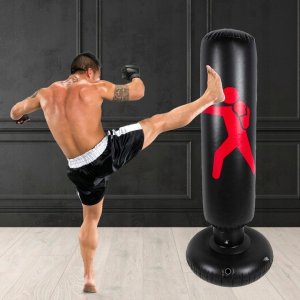 Worek Treningowy Zestaw Bokserski Dla Dzieci Stojący + Rękawice Pompka 3