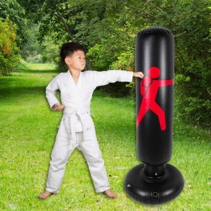 Worek Treningowy Zestaw Bokserski Dla Dzieci Stojący + Rękawice Pompka 5