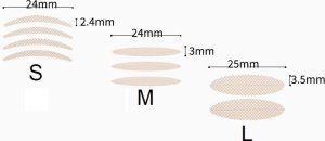 Plastry  Na Opadające  Powieki Tasiemki  Korygujący  Niewidoczne  S/M/L 600Szt 6