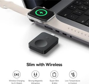 Ładowarka indukcyjna Baseus MagPro 2.5W magnetyczna do Apple Watch - czarna 2