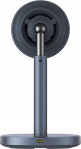 Ładowarka indukcyjna Baseus Orbit 2 Pro MagSafe Qi2 20W 2 w 1 z chłodzeniem - szara 3