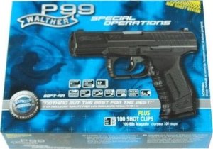 Pistolet ASG Walther P99 sprężynowy czarny 16