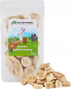 FACTORYHERBS Banan liofilizowany 30g 1