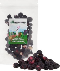 FACTORYHERBS Borówka amerykańska liofilizowana 10g 1