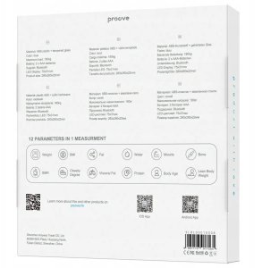 Proove Waga Smart Scale Balance Lite Bluetooth niebieski/blue 3