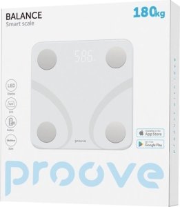 Proove Waga Smart Scale Balance Bluetooth biały/white 2
