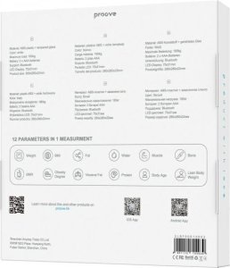 Proove Waga Smart Scale Balance Bluetooth biały/white 3