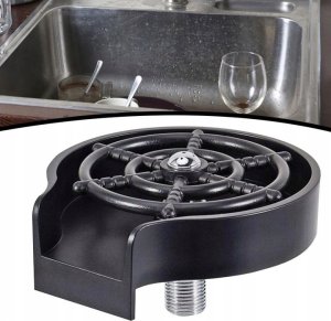 Automatyczna  Myjka Do Szklanek Kubków Butelek Płuczka  Automatyczna Na Zlew 4