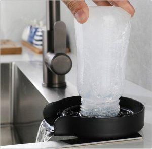 Automatyczna  Myjka Do Szklanek Kubków Butelek Płuczka  Automatyczna Na Zlew 6