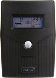 Digitus UPS Line-Ineractive LCD BASIC, 800VA/480W, 1x12V/9A, AVR, 2x Schuko CEE 7/3 1