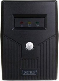 Digitus UPS Line-Ineractive LED BASIC, 800VA/480W, 1x12V/9A, AVR, 2x Schuko CEE 7/3 1